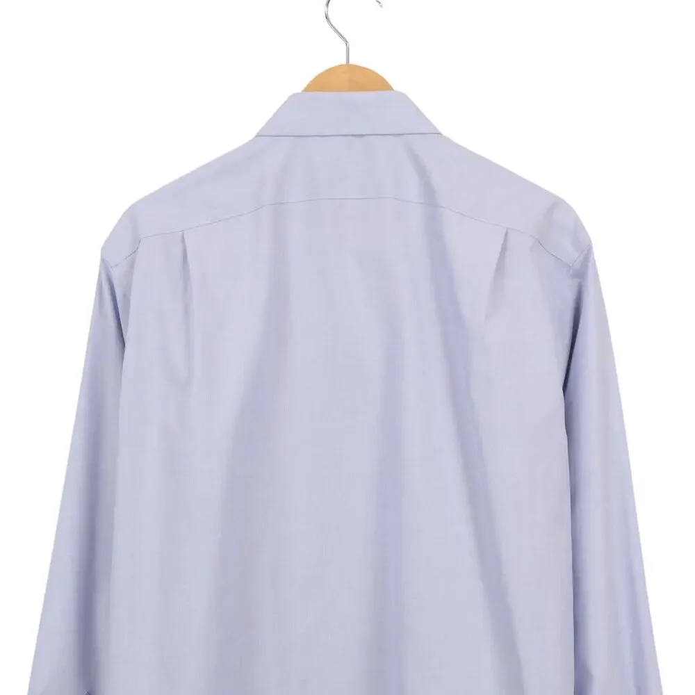 J.Crew Classic Bowery Wrinkle-free Dress Shirt Point Collar Fairweather Blue XL
